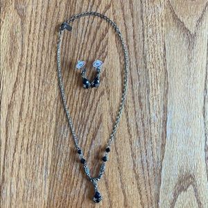 1928 necklace with matching earrings